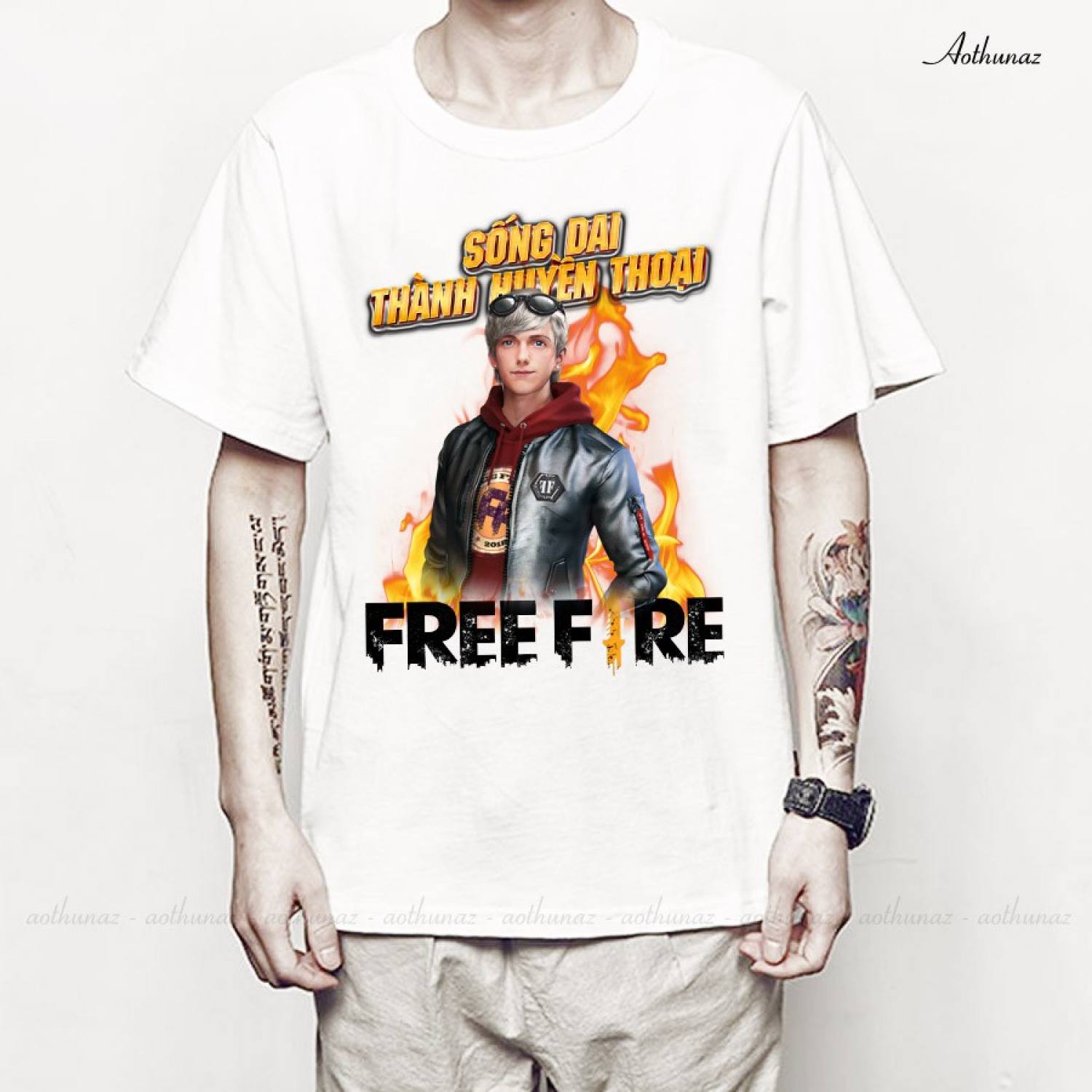 Áo thun Game Free Fire MAXIM- áo thun mẫu mới