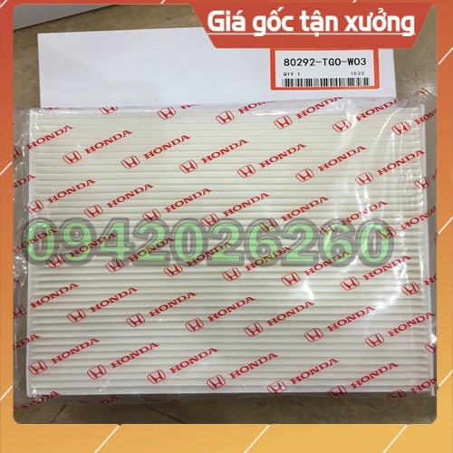 Lọc gió máy lạnh Honda City - 80292-TF0-G01