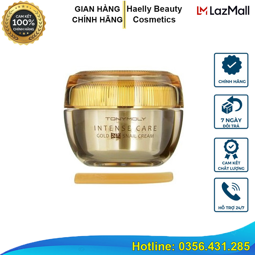 Kem Ốc Sên Tonymoly Intense Care Gold 24K Snail Cream 45ML