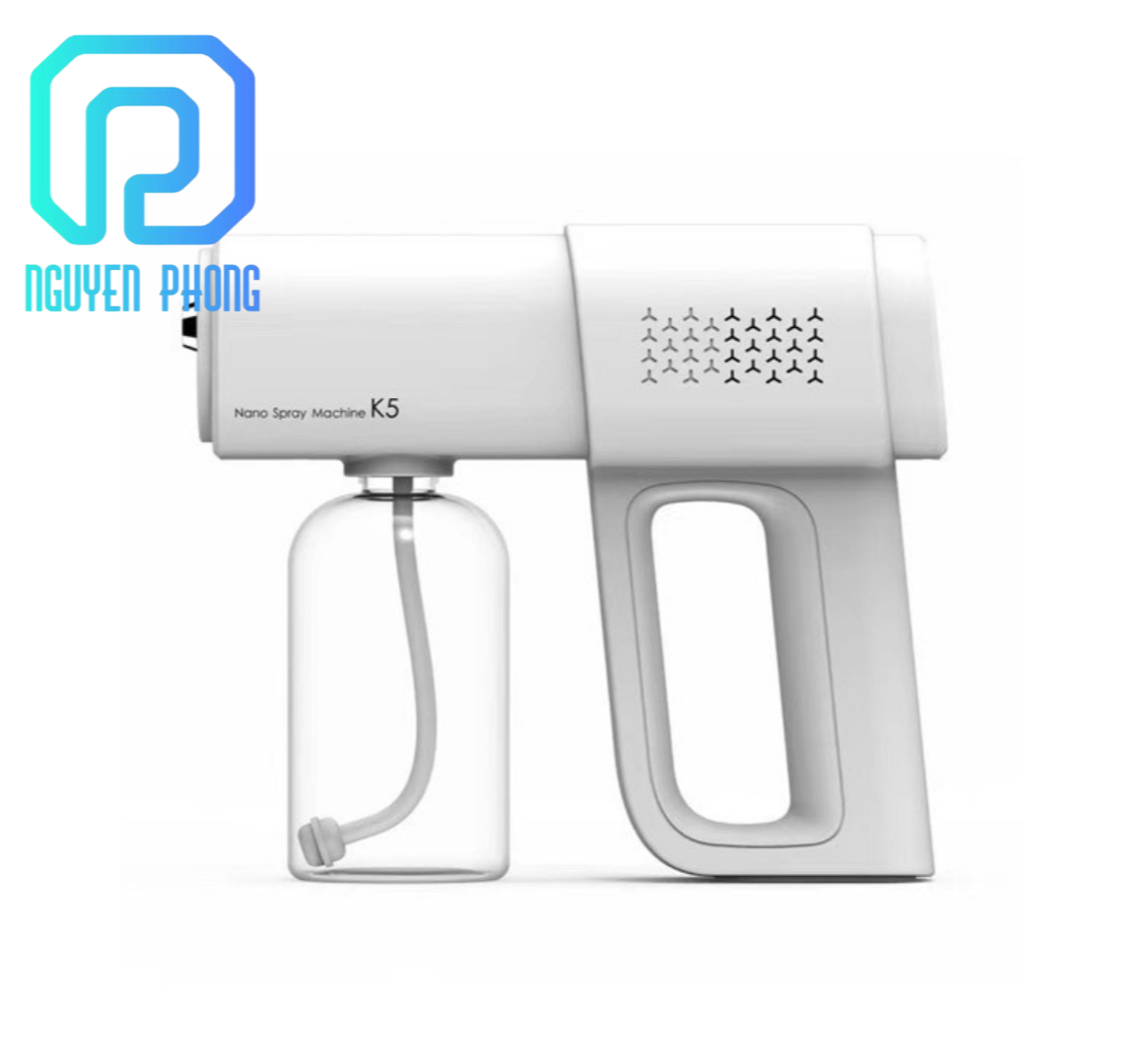Máy khử khuẩn K5, máy xịt khuẩn có tia nano, máy xịt khuẩn dung cho xe hơi, người, vật dụng trong nhà, văn phòng, sản phẩm không thể thiếu của mỗi gia đình