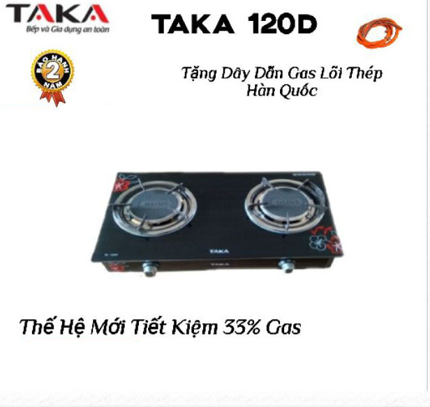 [Voucher 7% Max 800K] Bếp Ga Dương Hồng Ngoại Technology Japan TAKA 120D