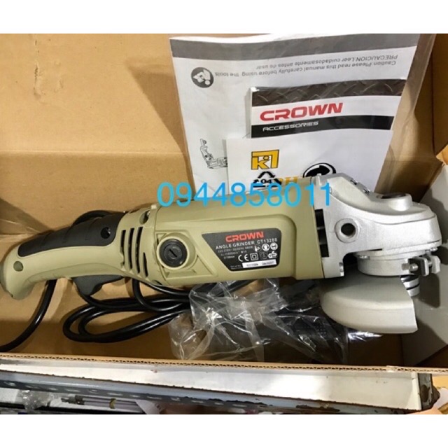 [ Hàng chính hãng] Máy mài Crown CT13288 (100mm)
