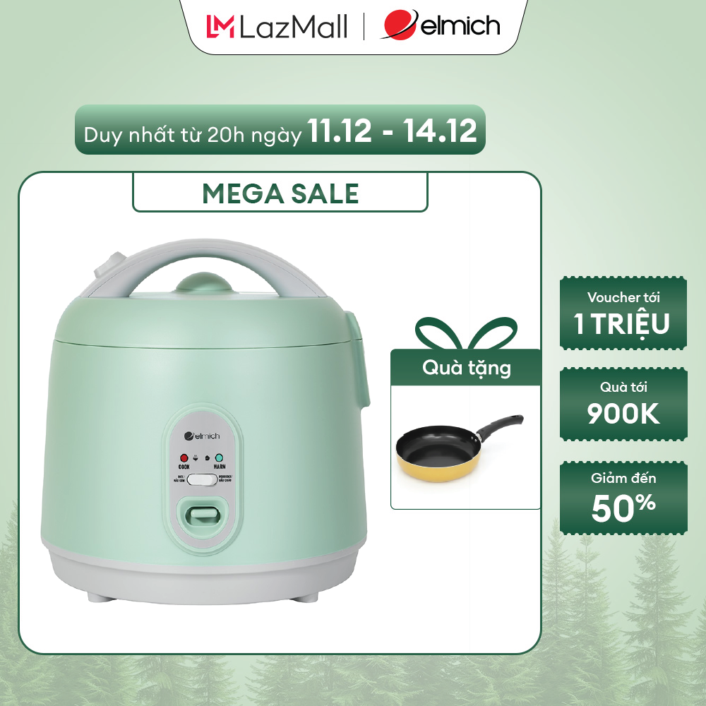   Sale năm mới- 01-03.0 Nồi cơm điện Elmich 1,8L RCE9132 
