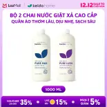 Bộ 2 Nước Giặt Xả Cao Cấp Keido.home 1L – Giặt Quần Áo Thơm Lâu, An Toàn, Hiệu Quả, Dịu Nhẹ