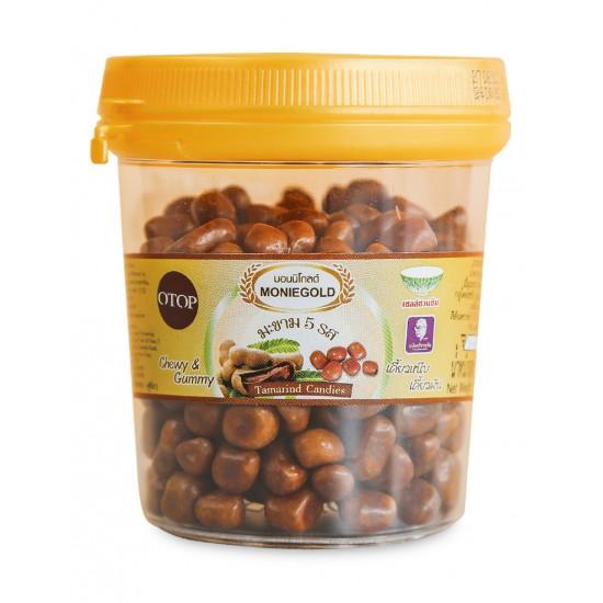 Kẹo Me Sỏi Chua Ngọt Moniegold Tamarind Candies 130g - Thái Lan