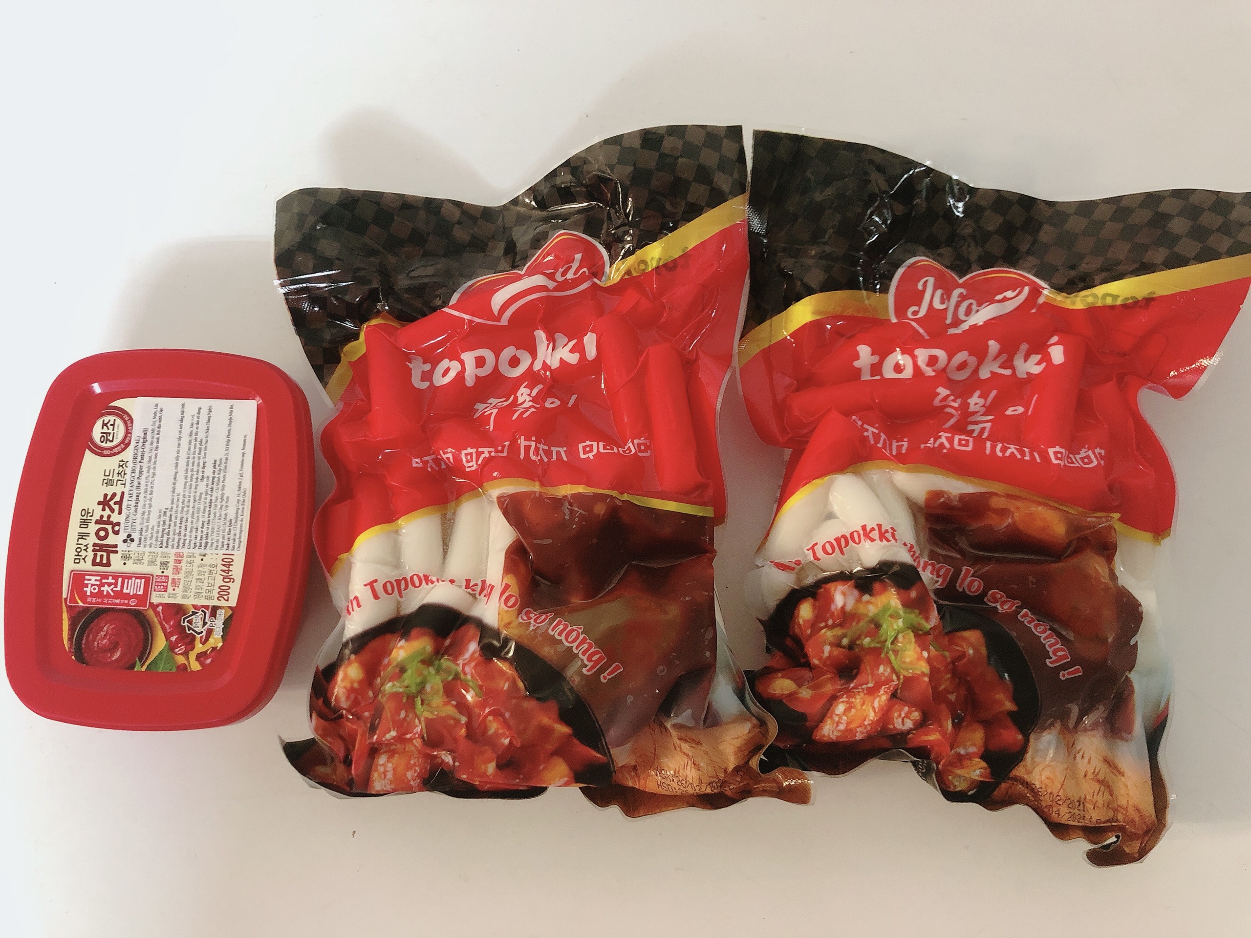 1kg bánh gạo JoFood kèm hộp tương Gochujang 200g - doanvat_hangduong