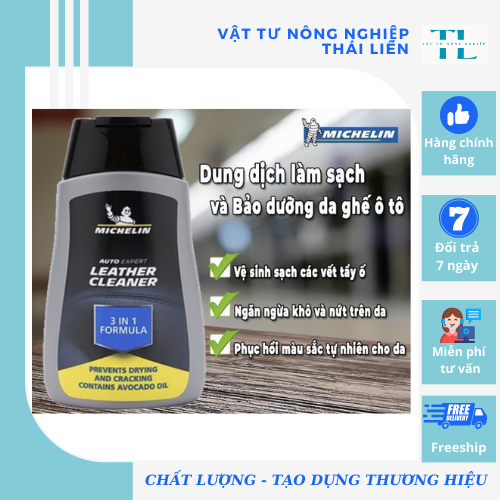 Dung dịch làm sạch & bảo dưỡng da michelin leather cleaner 32187