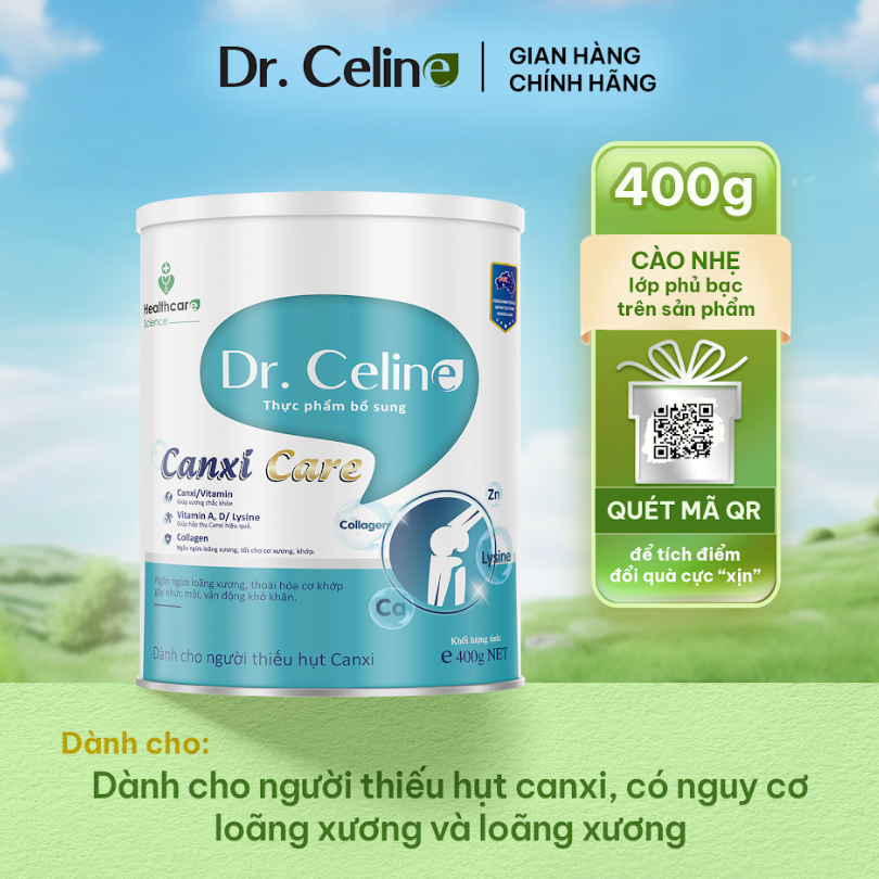 Sữa dinh dưỡng bổ sung canxi Dr. Celine Canxi care 400g
