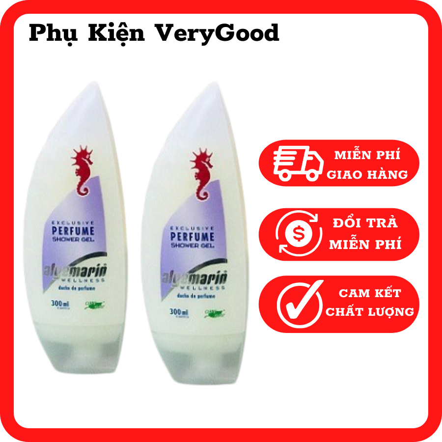 (COMBO 3 CHAI) SỮA TẮM CÁ NGỰA CHUẨN HÀNG ĐỨC - 300ml/chai - dưỡng ẩm - săn chắc da - sáng mịn da