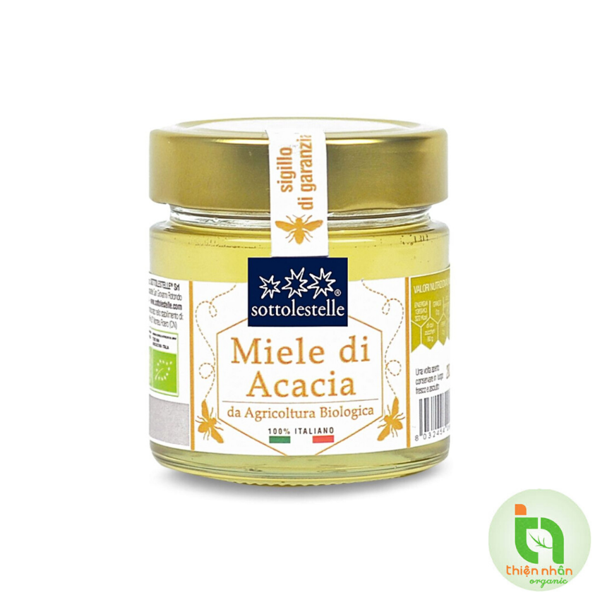 Mật ong hoa keo Acacia hữu cơ Sottolestelle 280g