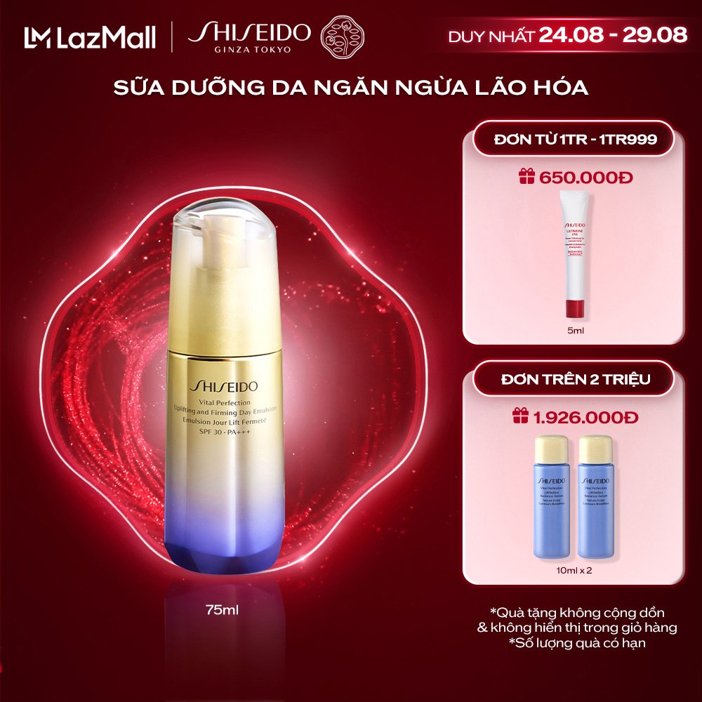 Sữa dưỡng ngày Shiseido Vital Perfection Uplifting and Firming Day Emulsion 75ml