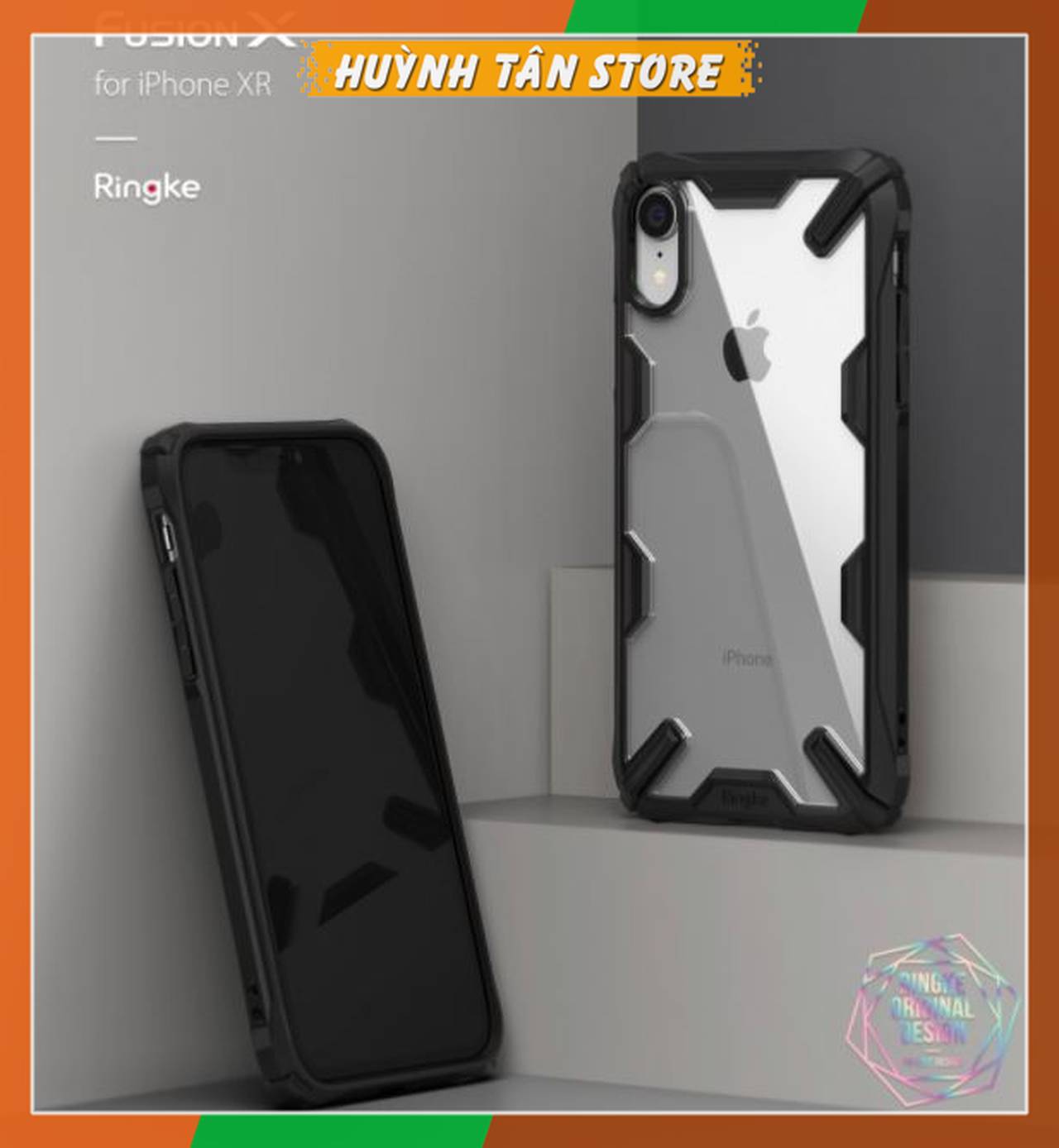 Ốp lưng iPhone XR chống sốc Ringke Fusion X chính hãng