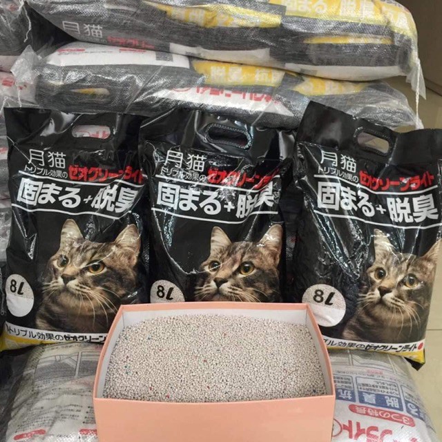 Cát vệ sinh cho mèo - 6 bao 8l hoặc 3 bao 15l
