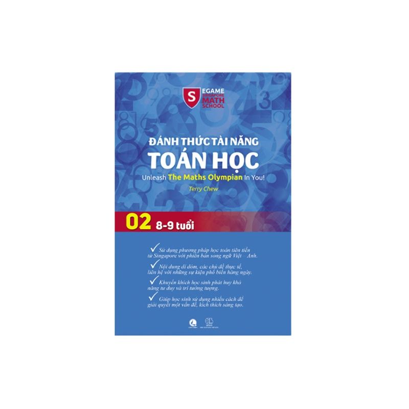 Sách đánh thức tài năng toán học 2 - tổng hợp kiến thức toán lớp 2, toán lớp 3 - nhà sách á châu books
