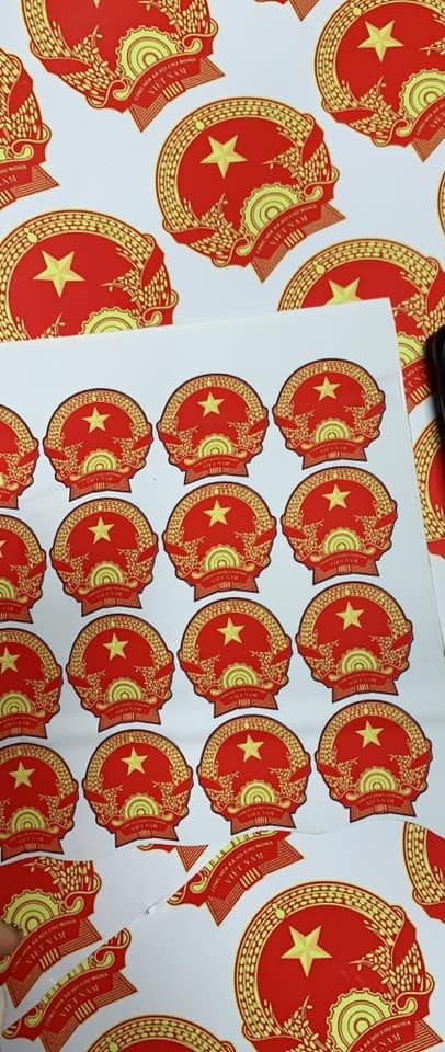 Tem Decal LOGO đảng dán trang trí