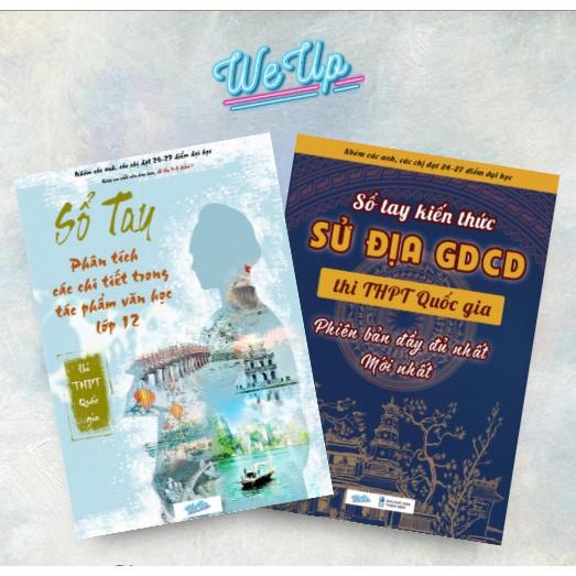 [ LỚP 12 ] Combo Sổ Tay Văn Học & Sổ Tay Xã Hội 3 môn: Sử, Địa, GDCD