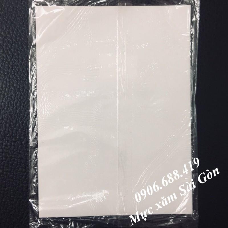 Da giả xăm trơn trắng 19x14.5cm