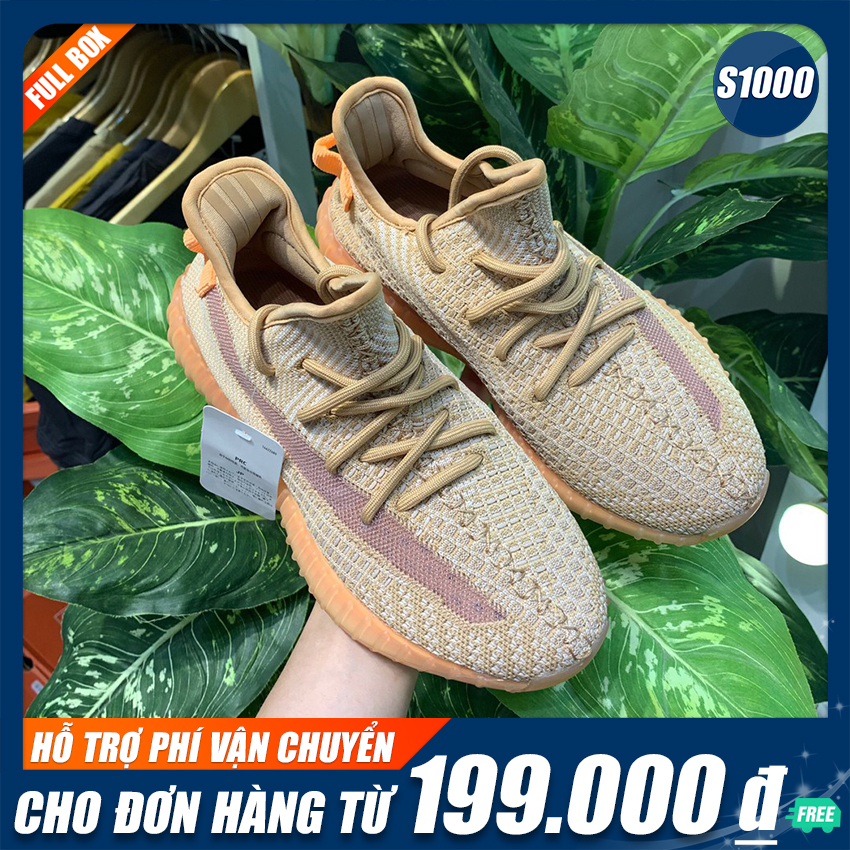 Giày sneaker nam nữ YZ350 màu clay, năng động, trẻ trung-S1000 [Full Box]