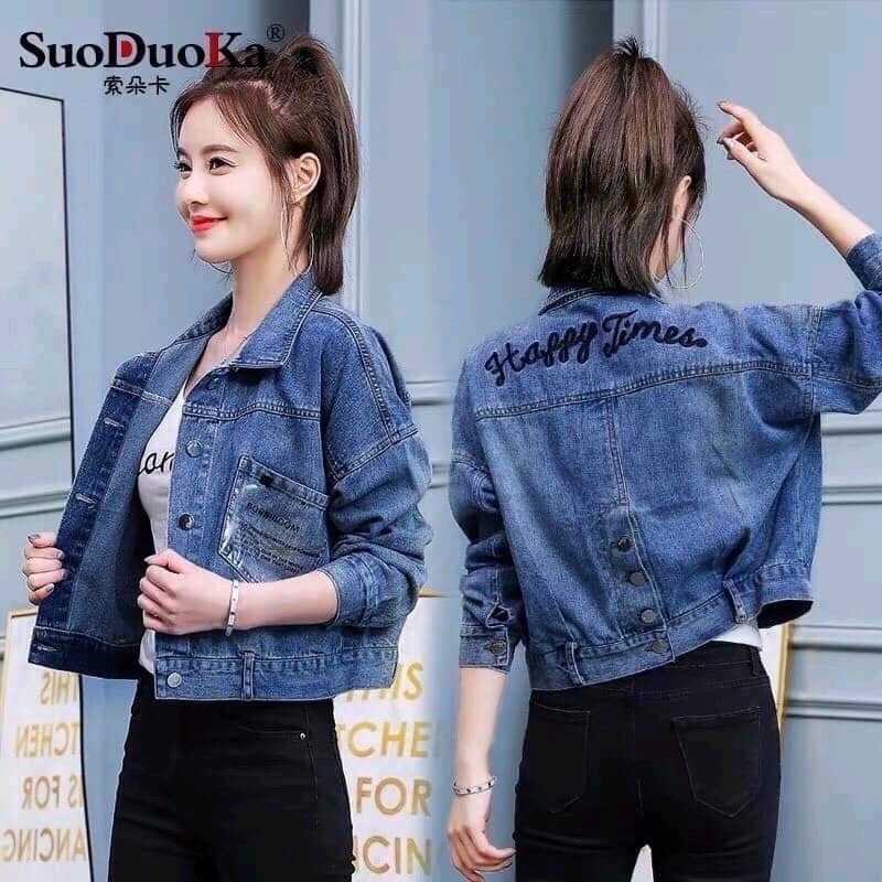 ÁO KHOÁC JEAN NỮ CAO CẤP PHỤ KIỆN THỜI TRANG HCM F36