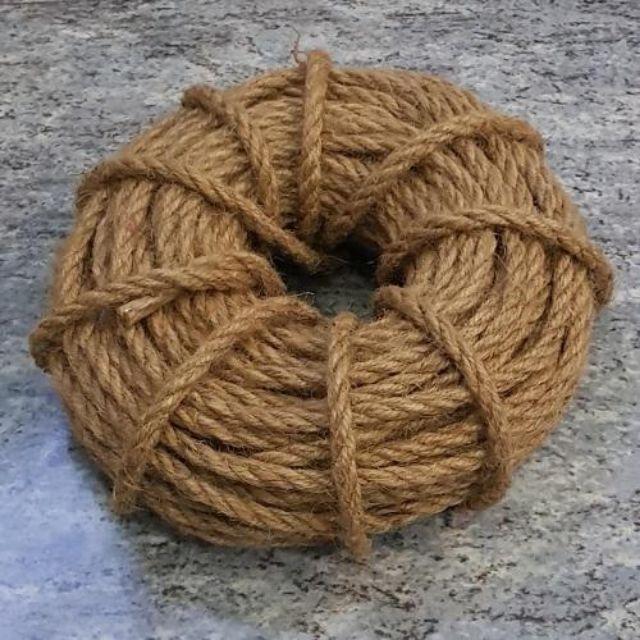[HCM]Cuộn 30m dây thừng 4mm trang trí hanmade. Cuộn dây thừng (dây gai) 30m trang trí nhà cửa trang trí tiệc vintage làm phụ kiện handmade