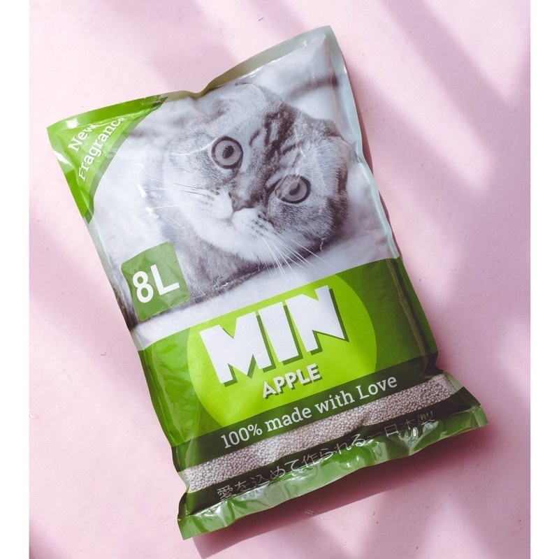 [ Hoả tốc nội thành Hcm] [ Cát vệ sinh cho mèo ]-Cát Min 8L Nhật bản vón cục khử mùi tốt