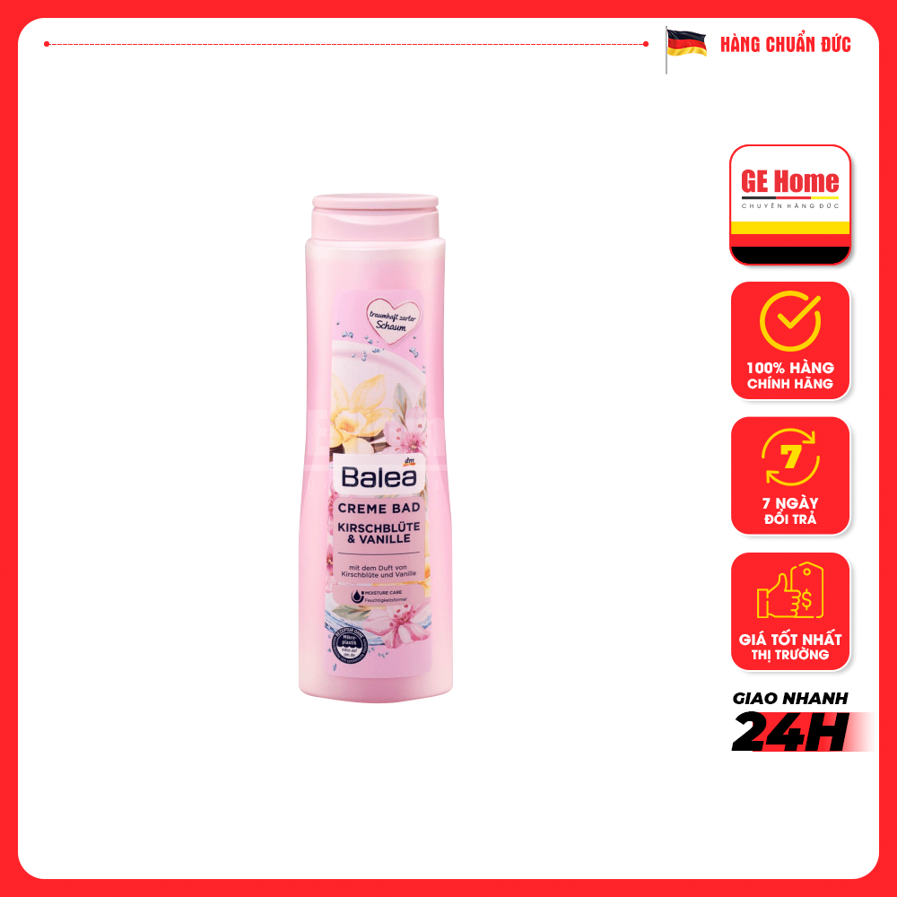 Sữa tắm balea sữa - hương vani - hoa anh đào, 750ml Đức