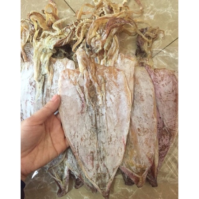 10 con mực loại to như hình ngon ngọt