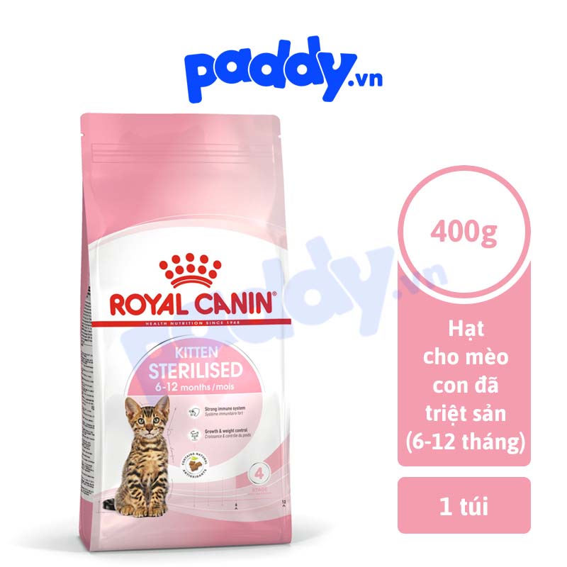 Hạt Cho Mèo Con Royal Canin Kitten Sterilised Cho Mèo Triệt Sản