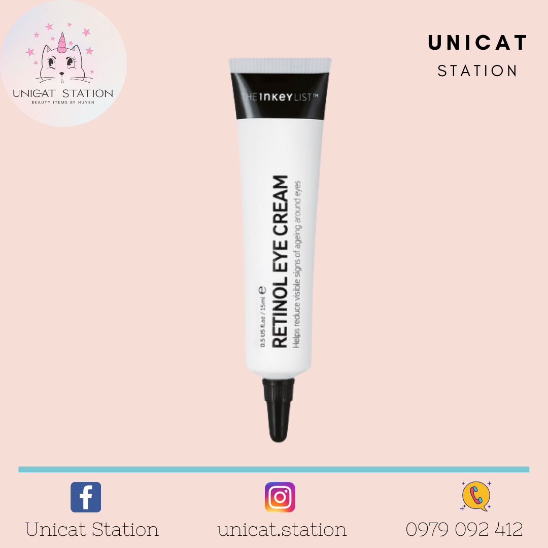Kem mắt the inkey list retinol eye cream