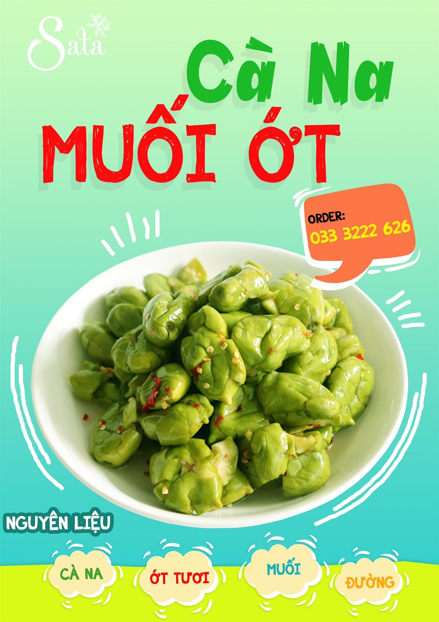 [HCM]Cà na đập dập lắc muối ớt