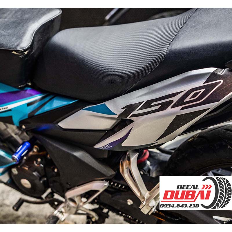 Tem Trùm Winner X Xanh Trắng Kiểu Zin