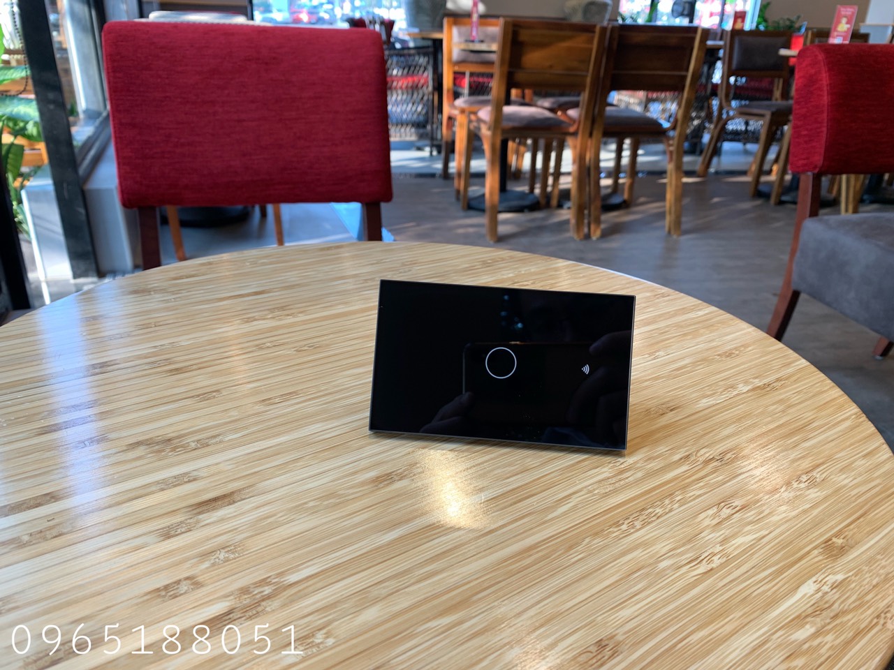 Công tắc thông minh Tuya 1 nút Đen    (wifi +rf 433) hổ trợ tiếng việt