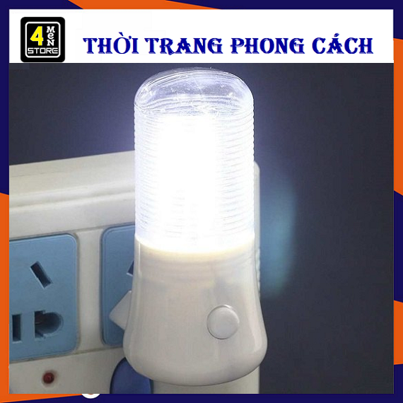 Đèn Ngủ Bogou Công tắc 3W (Trắng - vàng ) -  Đèn Ngủ Led Gắn Tường 4 Bóng 3w Có Công Tắc Bật / Tắt - Đèn chùm