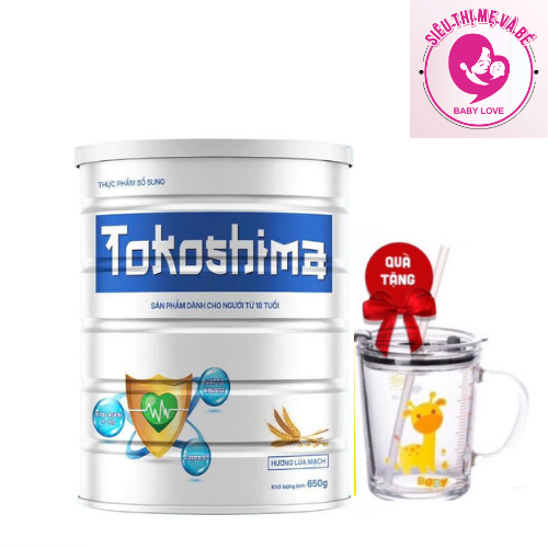 Sữa Tokoshima Hỗ Trợ Sức Khỏe Toàn Diện, Ổn Định Huyết Áp, Mỡ Máu, Phòng Ngừa Đột Quỵ hộp 650g
