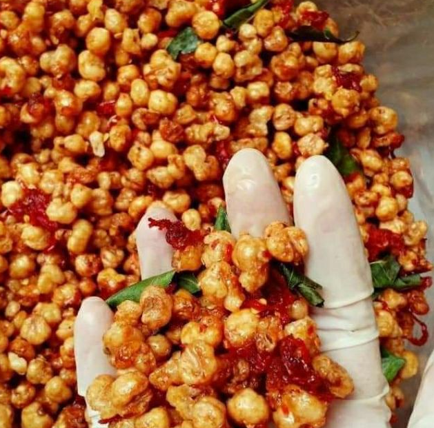 Bắp ( ngô ) sấy khô bò lá chanh - hũ 400g