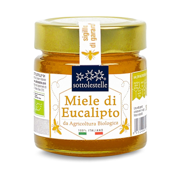Mật ong hoa bạch đàn hữu cơ Sottolestelle – Miele di Eucalipto Italiano 280g