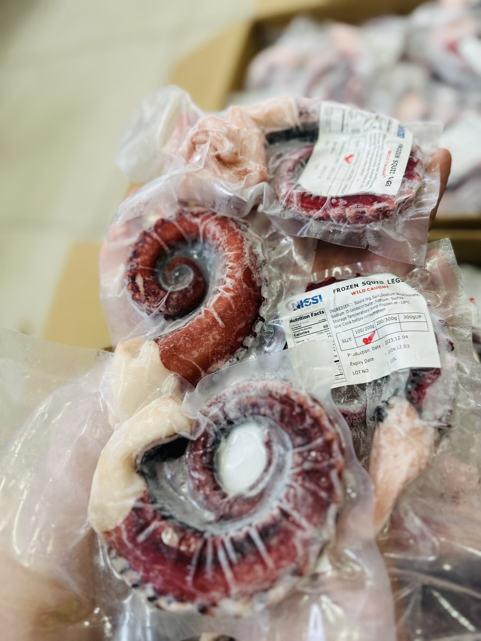 [GIAO NHANH 2H HCM] Giá Sỉ 1Kg Râu Bạch tuộc Nissi