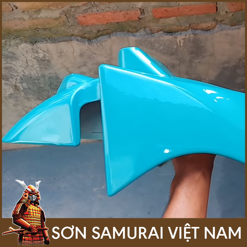 Chai sơn samurai xanh nitron 322