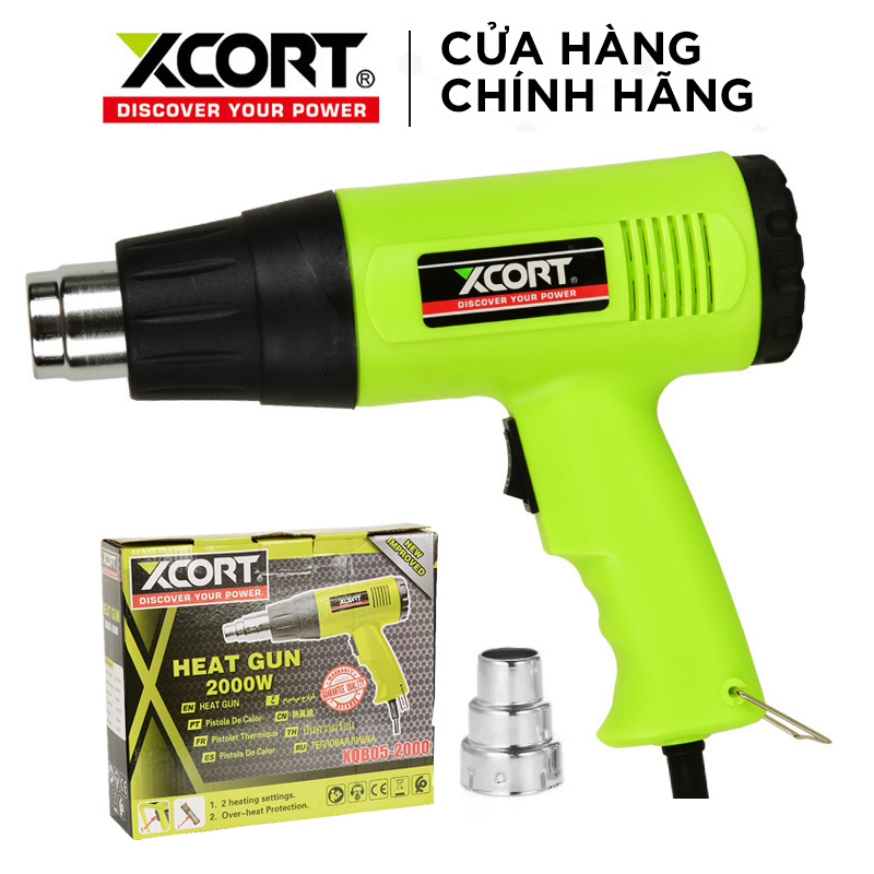 Máy khò nhiệt Máy thổi hơi nóng Máy đóng seal mini 2000W Chính Hãng