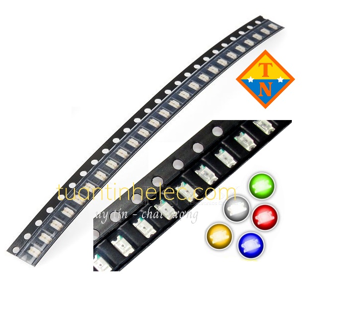 Combo 10 led dán smd 1206 các màu