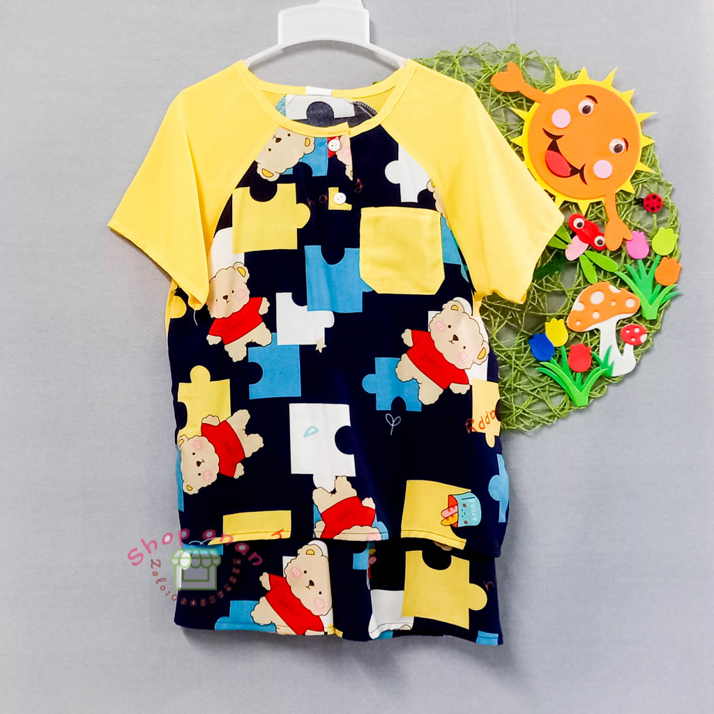 Bộ tole/lanh đùi ngắn tay, sát nách bé trai size XL
