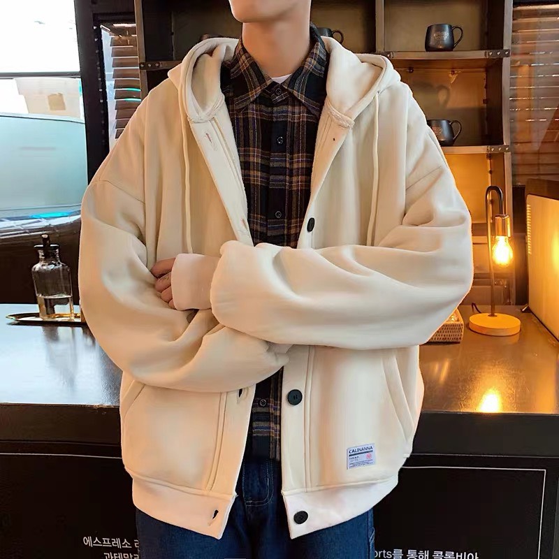 [HCM]ÁO KHOÁC HOODIE NAM NÚT GÀI THỜI TRANG ĐÌNH CAO HOODIE