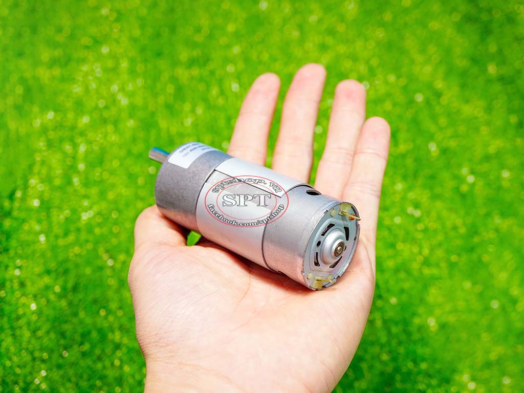 Động cơ motor giảm tốc 12v 50-600 rpm lõi motor 555
