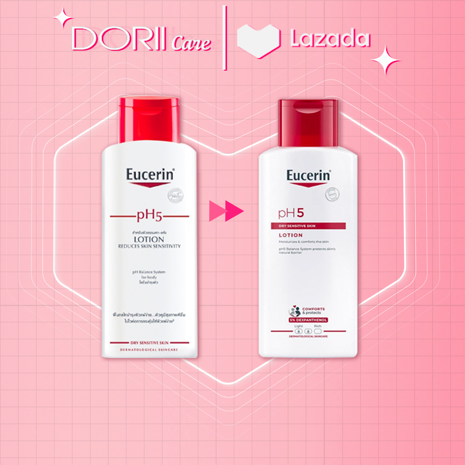 Sữa dưỡng thể eucerin ph5 lotion cho da nhạy cảm 250ml