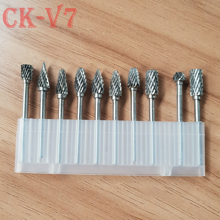 Bộ 10 Mũi Mài Dũa Kim Loại Cao Cấp