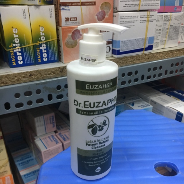 Sữa tắm gội dr. euzaphil active natural cleanser 300ml
