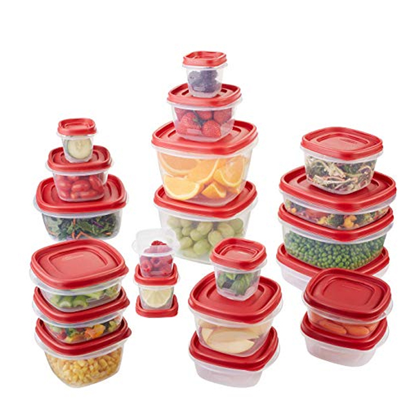 [HCM]Hộp nhựa Rubbermaid 50 món easyfindlids  chuẩn USA
