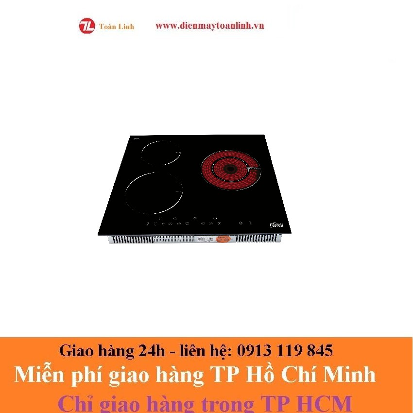 Bếp Từ Ba - hồng ngoại Ferroli IC6600BN