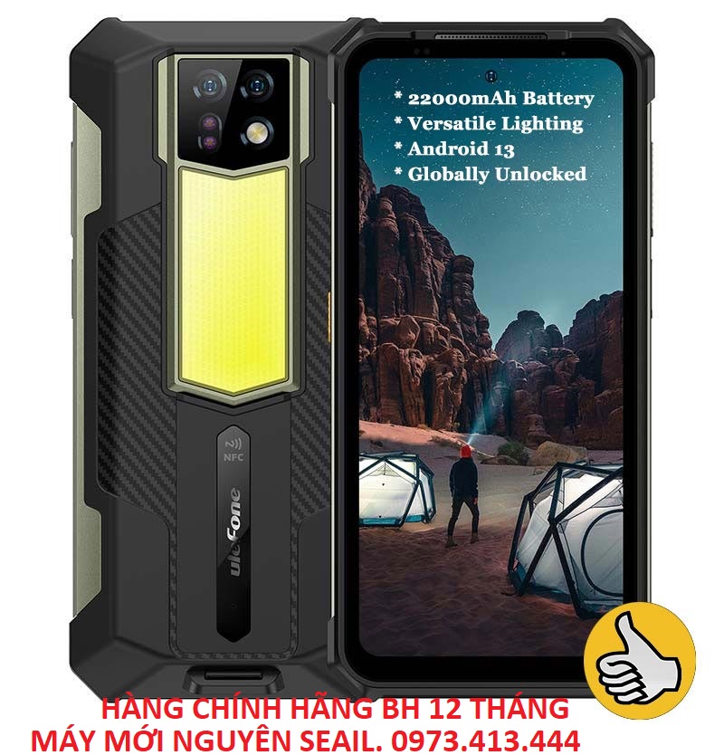 Ulefone armor 24 ,pin 22000mAh| 66W | 24GB Ram + 256GB Rom | Cam Kép 64MP