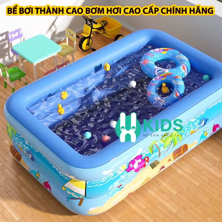 Bể bơi thành cao 3 tầng cao cấp cỡ lớn tới 2m6